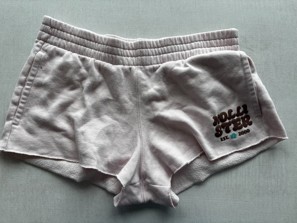 Hollister Shorts Pink Fleece Lounge Shorts XS Y2K